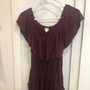 Off Shoulder jumpsuit with pockets